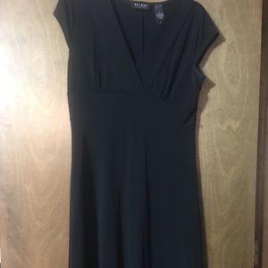 Black knee length dress